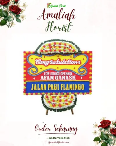 Bunga Papan Congratulation di Bukit Surungan